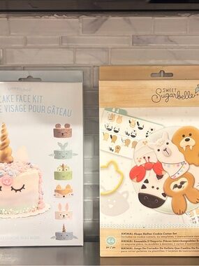 Lot. American Crafts. Cookie cutter and face decoration kit. Cakes baking. NWT.